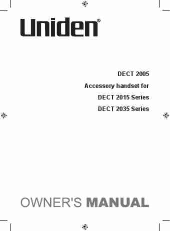 Uniden Telephone DECT 2005 Series-page_pdf